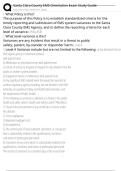 Santa Clara County EMS Orientation Exam Study Guide Exam Questions and Answers 100&percnt; Pass &vert;Verified and Updated &vert;Graded A&plus;