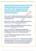 Mental Health Results &lpar;Turned In&rpar; NU 610  Advanced Health Assessment Herzing  year 2025  &comma;200&plus; questions and well  written answers &lpar;100&percnt;&rpar; upgraded  upto2026 graded A&plus; 