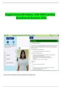 Angela Cortez all history questions and answers 2025&excl;&excl;&excl; top graded