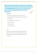 NSG 6435 Burns&colon; Pediatric Primary Care&comma; Infectious  Diseases and Immunizations&colon; Questions and Answers  with Explanations&comma; 100&percnt; Correct&comma; Download to  Score A Test Bank BRAND NEW SOLUTION  2025&sol;2026