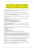 ISOM TRIMESTER 1 MIDTERM NEW TESTAMENT SURVEY WITH ALL CORRECT & 100&percnt; VERIFIED ANSWERS&vert;LATEST UPDATE&vert;ALREADY GRADED A&plus;