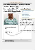 I Human Case 56 Year Old Female Reason For Encounter&colon; Blood Pressure Recheck Week &num;7&colon;Class 6512