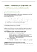Samenvatting ingangsexamen &lpar;dier&rpar;geneeskunde & tandheelkunde - biologie