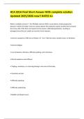 HCA 201A Exam Package Deal 