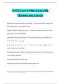WSET Level 2 Wines Exam 2026 Questions and Answers