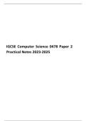IGCSE Computer Science 0478 Paper 2 Practical Notes 2023-2025.
