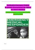 Test bank for Emergency medical responder first on scene 12th edition by Chris Le Baudour&comma; Kaitlyn Laurelle&comma; Keith Wesley All Chapters 1-27 Complete