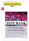 Essentials of Oral Histology and Embryology &ndash; 5th Edition by Chiego &vert; Comprehensive Test Bank with Answers & Rationales &vert; Dental and Oral Health Study Resource 2025&sol;2026