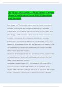 ACTUAL 2025&sol;2026 LATEST Music Therapy Board Certification Exam WITH Questions and Answers