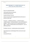 EXAM 4 RRD&lpar; RRD- 10&comma; 11&comma; 12&rpar; NURS 3366 Questions and Answers with 100&percnt; Complete Solutions&period;