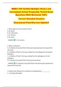 MMSC 438 Verified Multiple Choice and  Conceptual Actual Frequently Tested Exam  Questions With Reviewed 100&percnt;  Correct Detailed Answers   Guaranteed Pass&excl;&excl;Current Update&excl;&excl; 