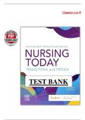 Test Bank for Nursing Today&colon; Transition and Trends &lpar;11th Edition&rpar; by Zerwekh &ndash; Chapters 1 to 26 &lpar;Verified NCLEX-Style Questions&rpar;