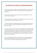 Econ 201 Exam 3 with correct detailed solutions
