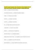 ASA 105 Coastal Navigation Exam &vert;Questions &lpar;Latest Updated Version&rpar; With Correct Answers &vert;Solutions &vert;Already A&plus; Graded &lpar;100&percnt; Pass&rpar;