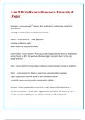 Econ 201 Final Exam with answers -University of Oregon 