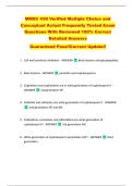 MMSC 438 Verified Multiple Choice and  Conceptual Actual Frequently Tested Exam  Questions With Reviewed 100&percnt; Correct  Detailed Answers   Guaranteed Pass&excl;&excl;Current Update&excl;&excl;