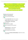 MMSC 438 STIs &lbrace;COMBINED&rcub; Verified Multiple  Choice and Conceptual Actual Frequently  Tested Exam Questions With Reviewed 100&percnt;  Correct Detailed Answers   Guaranteed Pass&excl;&excl;Current Update&excl;&excl;