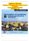 Principles of Auditing and Other Assurance Services &lpar;23rd Edition&rpar; &ndash; Ray Whittington & Kurt Pany &ndash; Complete Solution Manual &lpar;Chapters 1&ndash;21&rpar;