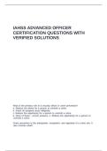 IAHSS ADVANCED PACKAGE BUNDLE