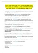 ISOM TRIMESTER 1 MIDTERM SUPER NATURAL LIVING EXAM WITH ALL CORRECT & 100&percnt; VERIFIED ANSWERS &vert;ACTUAL COMPLETE EXAM&vert;ALREADY GRADED A&plus;