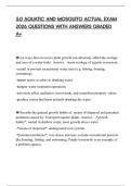 5&period;0 AQUATIC AND MOSQUITO ACTUAL EXAM 2026 QUESTIONS WITH ANSWERS GRADED A&plus;