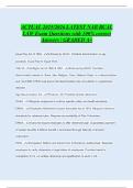 ACTUAL 2025&sol;2026 LATEST NAB RCAL LAW Exam Questions with 100&percnt; correct Answers &vert; GRADED A&plus;