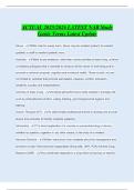 ACTUAL 2025&sol;2026 LATEST NAB Study Guide Terms Latest Update