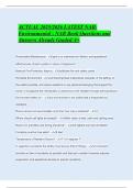 ACTUAL 2025&sol;2026 LATEST NAB&colon; Environmental - NAB Book Questions and Answers Already Graded A&plus;