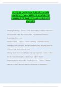 ACTUAL 2025/2026 LATEST NASM VIRTUAL COACHING EXAM WITH COMPLETE SOLUTIONS ALREADY PASSED