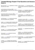 Campbell Biology Chapter 6 Test Questions and Answers Rated A
