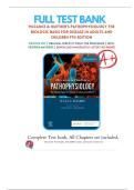 FULL TEST BANK FOR MCCANCE AND HUETHERS PATHOPHYSIOLOGY THE BIOLOGIC BASIS FOR DISEASE IN ADULTS AND CHILDREN 9TH EDITION 2024&sol;2025 &lbrack;VERIFIED ANSWERS&rsqb;