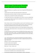 2024 Cigna Certification Practice Exam and All Correct Answers&period;