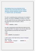 EPD EXAM Most Recent Exam 2025&sol;2026 ACTUAL  COMPLETE REAL EXAM QUESTIONS AND CORRECT  ANSWERS &lpar;VERIFIED ANSWERS&rpar; ALREADY GRADED                     A&plus; &sol; NEWEST EXAM &sol; JUST RELEASED&excl;&excl;