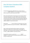 Psyc 301 Exam 3 Questions With Complete Solutions