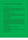 HSC4551 Exam 2 Questions With Complete Solutions