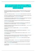CCMC CCM EXAM STUDY 2026 WITH ALL CORRECT & 100&percnt; VERIFIED ANSWERS&vert;ACTUAL COMPLETE EXAM&vert; ALREADY GRADED A&plus;