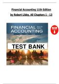 Financial Accounting&comma; 11th Edition &ndash; Robert Libby&comma; Patricia Libby&comma; Frank Hodge &ndash; Complete Test Bank &lpar;Chapters 1&ndash;13&rpar;