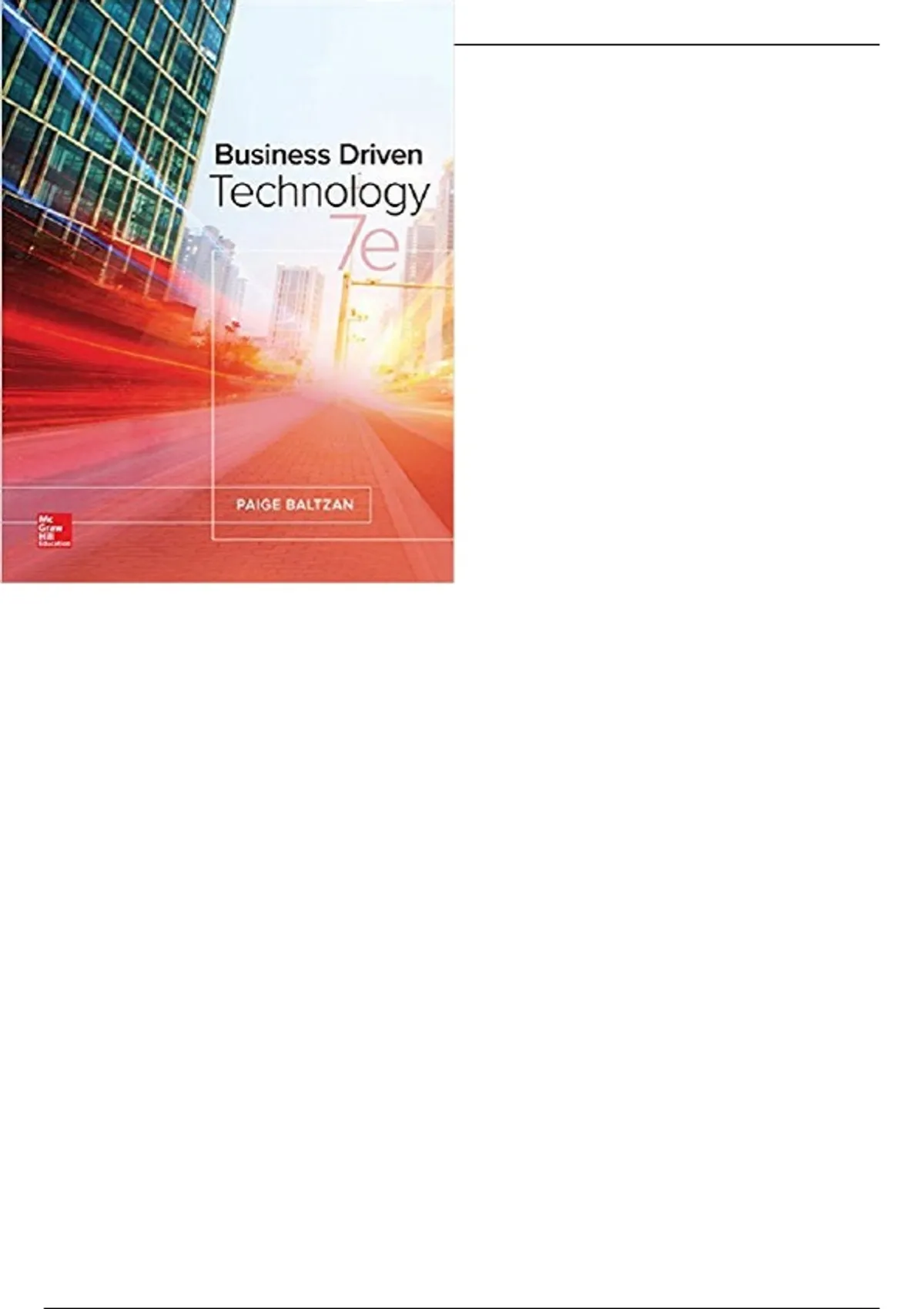 Business Driven Technology, 7th Edition by Paige Baltzan – Test Bank ...