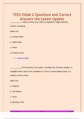 TEEX Exam 2 Questions and Correct Answers &ndash; Latest Update &lpar;2025&sol;2026&rpar; &vert; Verified Practice Questions for Emergency Response and Safety Training