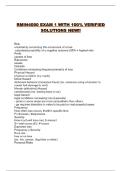 RMIN4000 EXAM 1 WITH 100&percnt; VERIFIED SOLUTIONS NEW&excl;&excl;