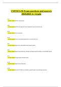  CSFSM S-56 &ndash; Exam Questions and Verified Answers &lpar;2024&sol;2025&rpar; &vert; Latest Solutions &vert; Already Graded A&plus;