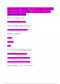 State Exam Nursing New Zealand&vert; Questions and Answers&comma; Already Graded 100&percnt; Pass&vert; Newest 2025-2026