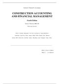 Solution Manual for Construction Accounting and Financial Management &ndash; 4th Edition by Steven J&period; Peterson &vert; Complete Instructor&rsquo;s Solutions&comma; Chapter Problems&comma; and Financial Analysis Answers &lpar;2025&ndash;2026&rpar;