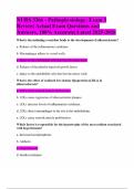 NURS 3366 - Pathophysiology&colon; Exam 3 Review&vert; Actual Exam Questions and Answers&comma; 100&percnt; Accurate&vert; Latest 2025-2026