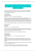 CCM PRACTICE ABI QUESTIONS WITH ALL CORRECT & 100&percnt; VERIFIED ANSWERS&vert;ACTUAL COMPLETE EXAM&vert;ALREADY GRADED A&plus;