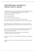 ANSI 3543 Exam 2 questions & answers rated A&plus; passed
