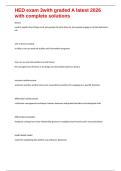 HED exam 3with graded A latest 2026 with complete solutions