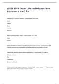 ANSI 3543 Exam 1 Pezeshki questions n answers rated A&plus;