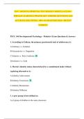 PSYC 140 DEVELOPMENTAL PSYCHOLOGY MODULE 6 EXAM &ndash; PORTAGE LEARNING UPDATED 2025 VERIFIED QUESTIONS AND ACCURATE SOLUTIONS &vert;&vert; 100&percnt; GUARANTEED PASS <RECENT VERSION>