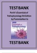 Test Bank for Porth's Essentials of Pathophysiology 5th Edition by Tommie L Norris ISBN 9781975107192 Chapter 1-52 &vert;Complete Guide A&plus;&period;